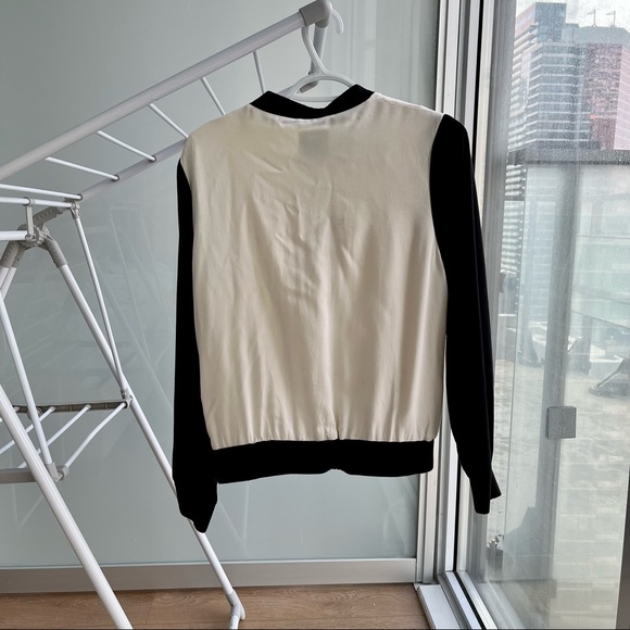 Black and white bomber jacket - Picture 3 of 3